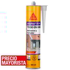 SIKA - Adhesivo Multiuso y Sellador Elástico Gris Cartucho 300 ml