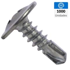 MAMUT - Tornillo Autoperforante Cabeza Lenteja Metal 1/2 " 8 mm 1000 Unidades