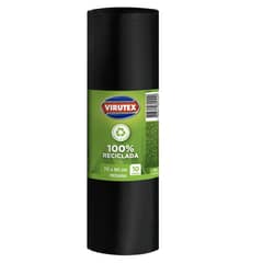 VIRUTEX - Bolsa basura mediana 10 un 70x90 cm