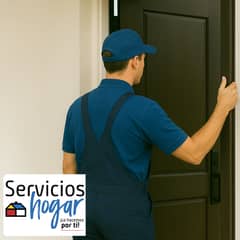 SERVICIOS HOGAR - Instalación de puerta de interior o exterior (excluye de seguridad).