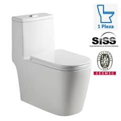 SENSI DACQUA - Sanitario One piece a Piso 30,5 cm 7 Litros Granada Blanco