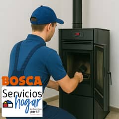 SERVICIOS HOGAR - Servicio de Mantención de calefactor a pellet BOSCA en casa de 1 piso