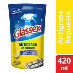 GLASSEX - Antigrasa liquido 420 ml