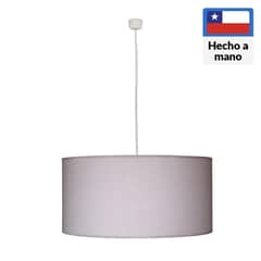 CAROLD STEVENS - Lámpara colgante tela tambor gris
