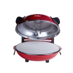 FDV - Horno para Pizza Eléctrico 1.200 W Rojo Napoles