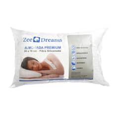 ZEE DREAMS - Almohada acolchada de Poliéster para Dormir 70x50 cm
