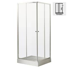 DUSCHY - Cabina de ducha cuadrada 90x90 cm 4mm