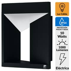 EGLO - Apliqué Exterior Led 10 W 1000 lm Luz Cálida