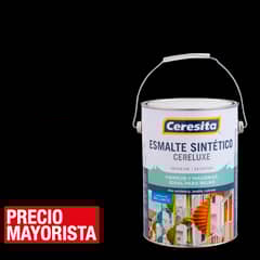 CERESITA - Esmalte Sintético Brillante 1 galón(es) Negro Negro