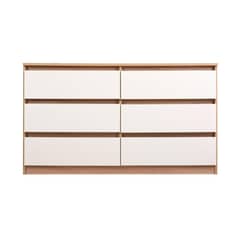 CIC - Cómoda 6 Cajón(es) Nordica 120x69x45 cm Blanco