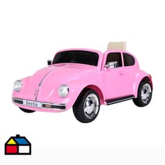 KIDSCOOL - Auto beetle a batería rosado 12V