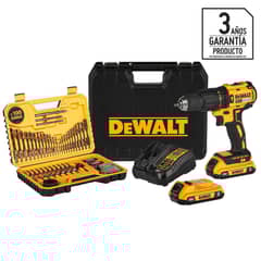 DEWALT - Taladro Inalámbrico Percutor 13 mm 20 V/2 Baterías/100 Accesorios