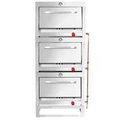 TICGAS - Horno Gas Licuado Piso 390 Litros 3 Cámaras