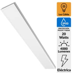 HALUX - Panel Backlite 40 W IP00 4000 lm Luz Cálida