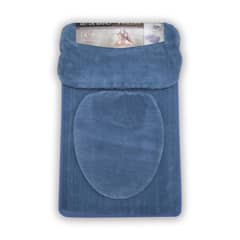 DORAL - Set baño liso 3 piezas azul