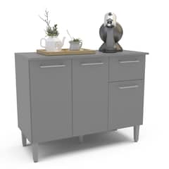VEKKAHOME - Mueble Base New Evandro 104,5x83,5x49,5 cm Grafito