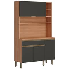 ROCA - Mueble para cocina con puerta y 4 repisas Geometric blanco