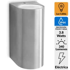 PHILIPS - Apliqué Led Exterior Nightingale 3.8 IP44 340 lm Luz Cálida