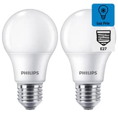 PHILIPS - Pack 2 Ampolletas LED EcoHome E27 10.5W Luz Fría 900 Lm