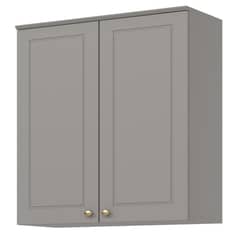 HOME MOBILI - Mueble Aereo Gris Americana 2 Puertas 80 cm
