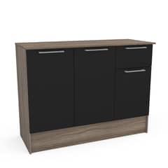 VEKKAHOME - Mueble Base Madrid Black