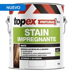 TOPEX - Impregnante Stain Mate 900 cc Natural