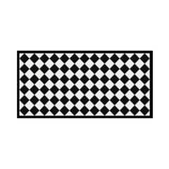 DAVANTI - Alfombra Cocina Classc Check 60x120 cm Estampado