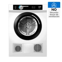 MABE - Secadora de Ropa 10 kg Carga Frontal con Evacuación Blanco SEM010VBCL0