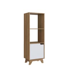 BE DESIGN - Estante MDP 2 Nivel(es) 36.8x130x33.5 cm Miel blanco