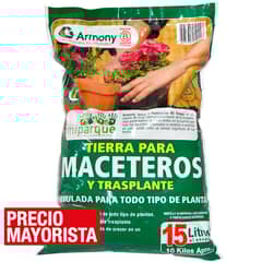 ARMONY - Tierra para macetero 15 litros saco