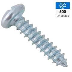 MAMUT - Tornillo Roscalata Cabeza Phillips Metal 3/4 " 8 mm 500 Unidades