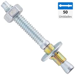 MAMUT - Perno anclaje 1/4 x 2 1/4 50 unidades