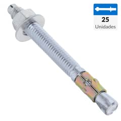 MAMUT - Perno anclaje 3/8 x 3 3/4 25 unidades
