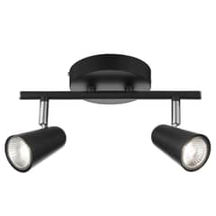JUST HOME COLLECTION - Barra 2 luces GU10 negra