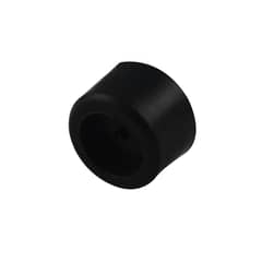 FIXSER - Tope de goma negro 3x2 cm