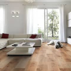 HOLZTEK - Piso Flotante 8 mm Oak Nature Mix Café 1.99 m2