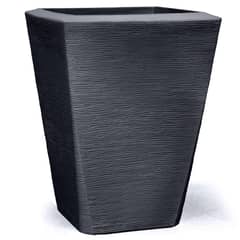 JUST HOME COLLECTION - Macetero trapecio grande 70x52 cm negro