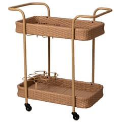 JUST HOME COLLECTION - Carrito de terraza 2 pisos