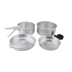 KLIMBER - Set cocina camping Alu 5 pzas