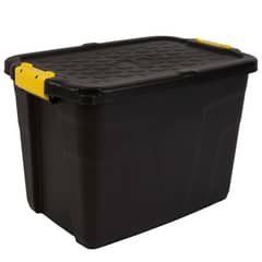 STRATA - Caja Heavy Duty 40x40x60 cm 60 l Negro