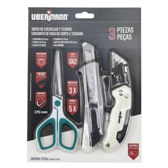 UBERMANN - Set 1 tijeras + 2 cortadores
