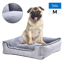 PETIZOOS - Cama M para Perro 20x75x68 cm Beige; Gris