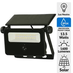 HALUX - Reflector Solar 13.5 W IP54 1600 lm Luz Neutro