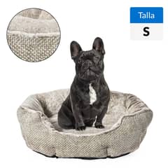 PETIZOOS - Cama redonda 18x52x52 cm Gris para 18x52x52 cm Gris