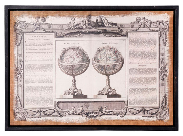 10 elementos homy para 10 clasicos cine cuadro enmarcado mapa homy