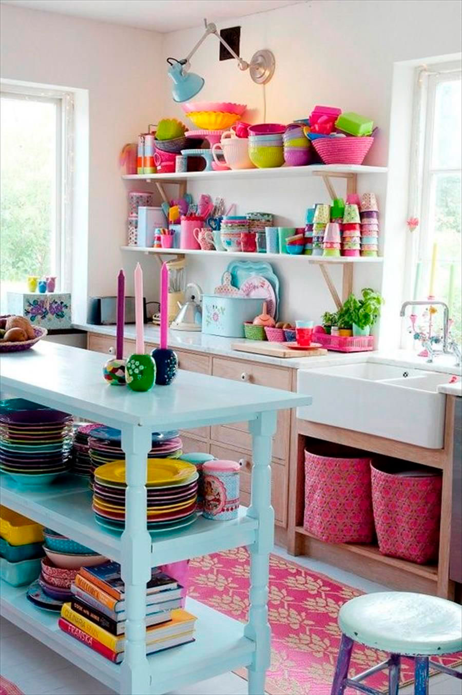 cocina multicolor meson