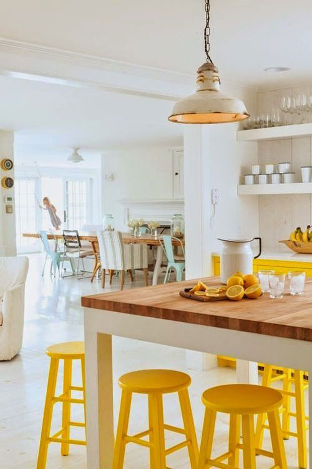 ponle color claves decorar amarillo taburetes pisos