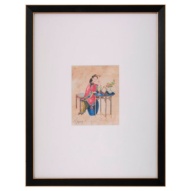 6 elementos homy para comedor estilo oriental lamina enmarcado retrato blanco