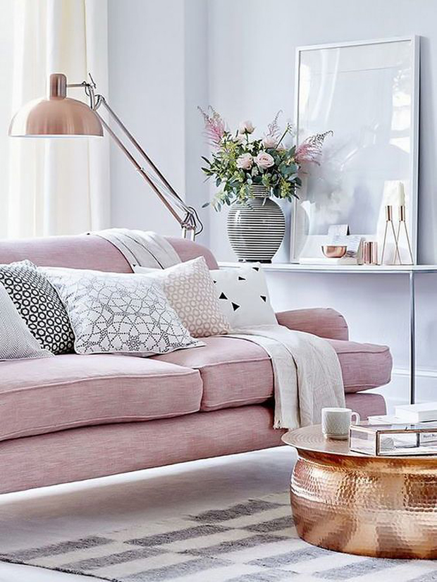 Decora en gris con colores pasteles