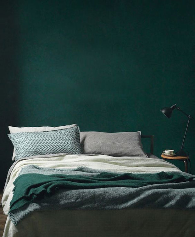 ponle color decora con verde oscuro